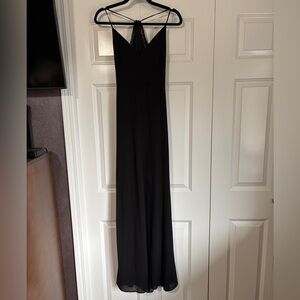 Lulu's Classic Black Maxi Dress